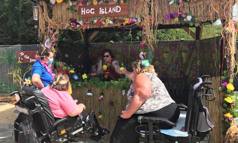 Care home initiative brings the beach to the residents