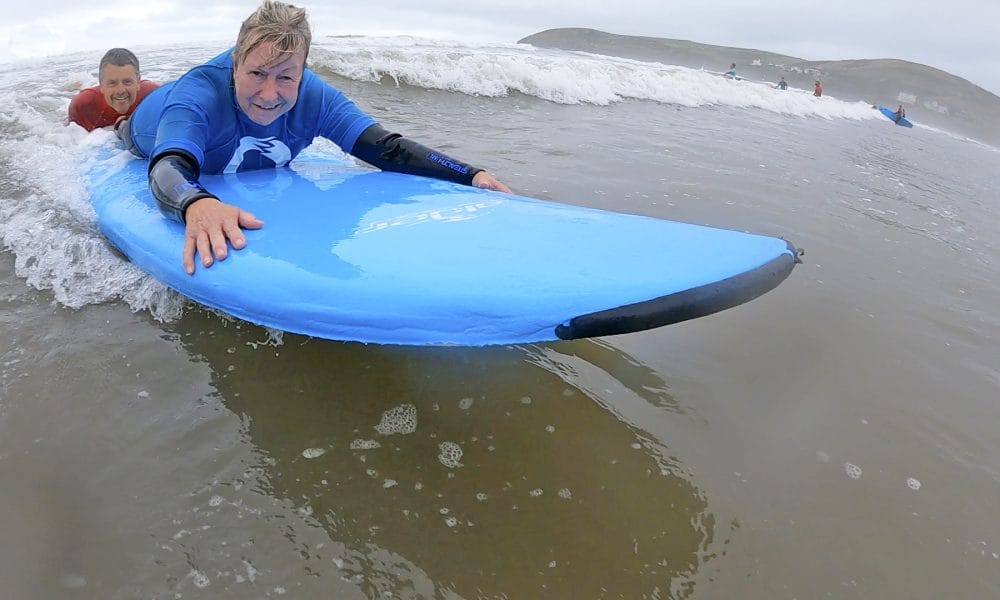‘Surfing is helping me rebuild my life post-stroke’