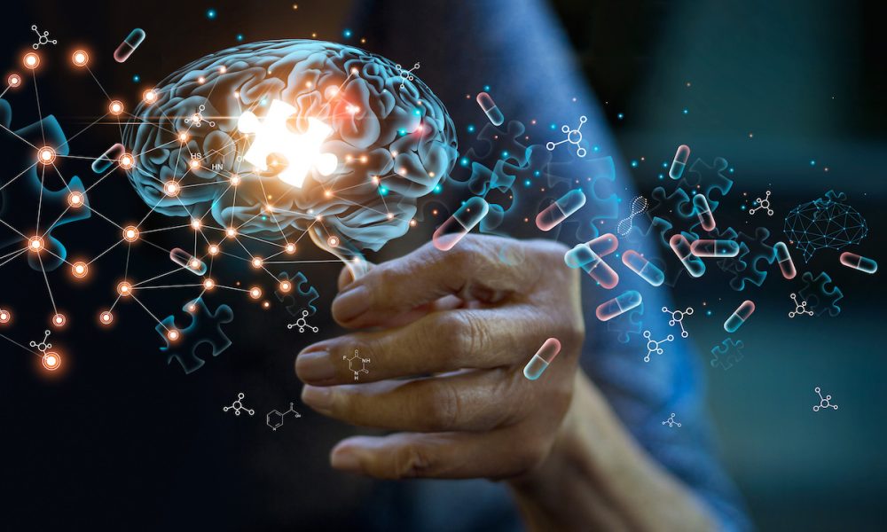 Alzheimer’s disease concept, Elderly woman holding brain symbol of missing jigsaw puzzle, World Alzheimer’s, World mental health, Memory loss, Dementia, Parkinson disease. Diabetes medications, including GLP-1 drugs, may protect against Alzheimer’s disease
