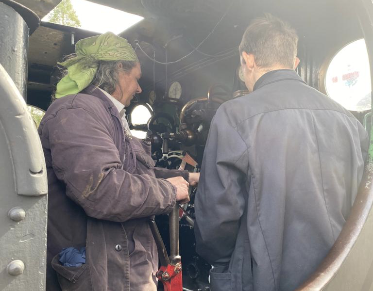 Full steam ahead for George and his goals