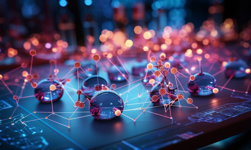 AI-Powered Drug Discovery: A virtual representation of molecules being screened by AI algorithms for potential drug candidates IRLAB: Developing drug candidates with ‘blockbuster potential’ in Parkinson’s