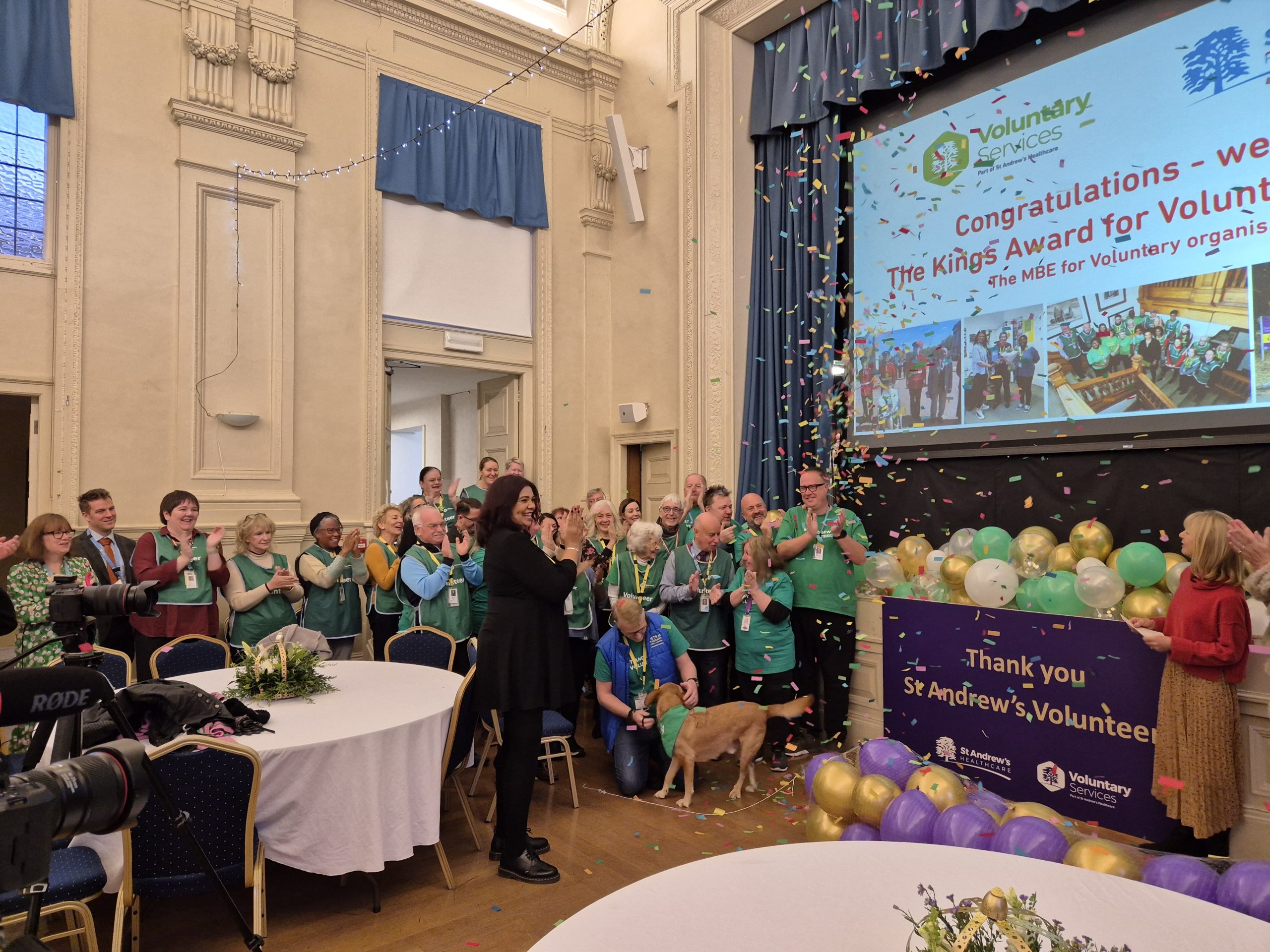 St Andrew’s Healthcare Voluntary Services team named King’s Award winners