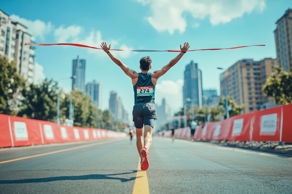 Runner with MS breaks half marathon record