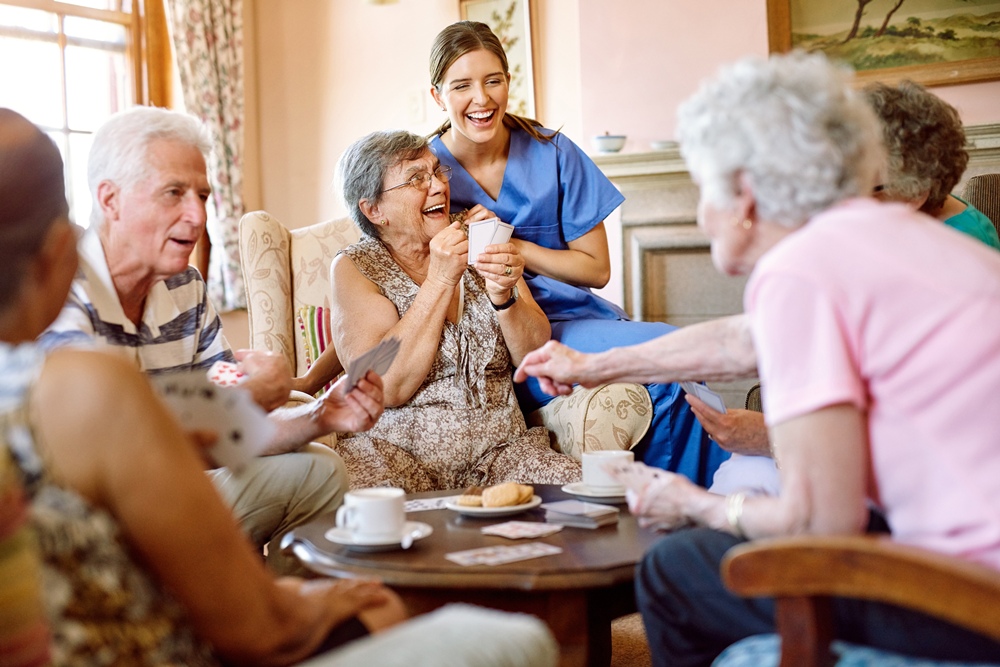 suspense-keeps-game-exciting-shot-group-happy-seniors-playing-card-game-their-retirement-home-while-nurse-watches Allica launches care home finance