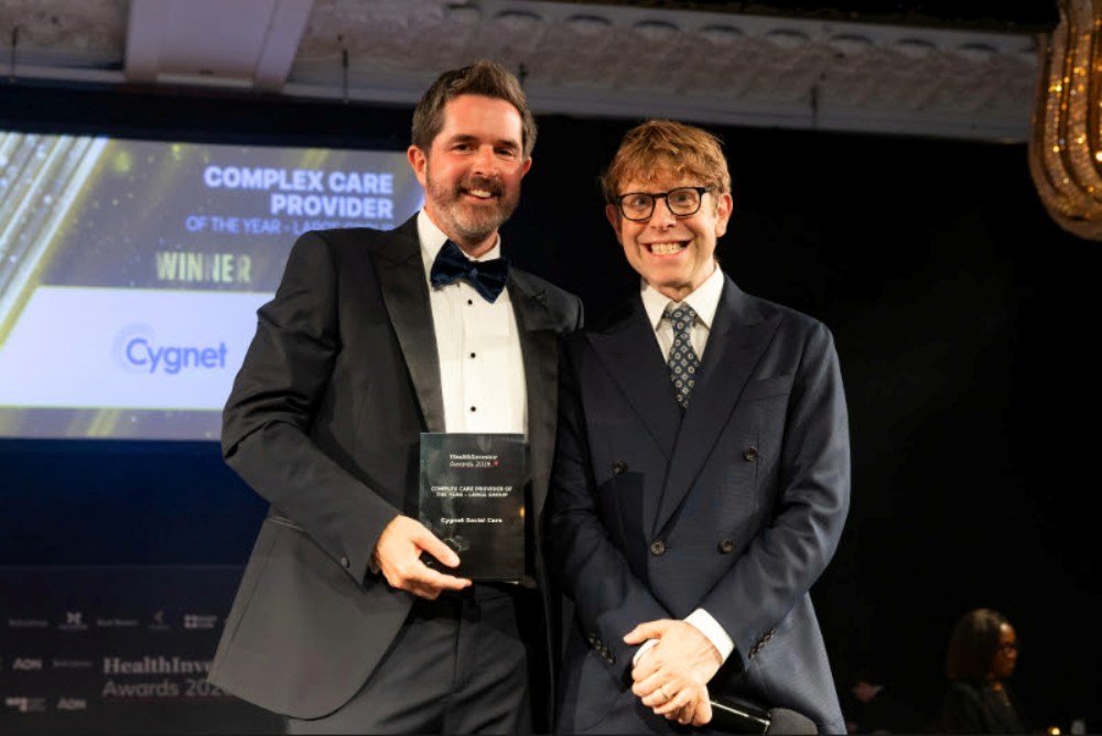 Cygnet Social Care named ‘Complex Care Provider of the Year’ at HealthInvestor Awards