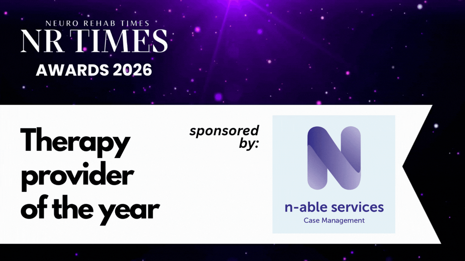 Therapy provider of the year: Time to tell your story