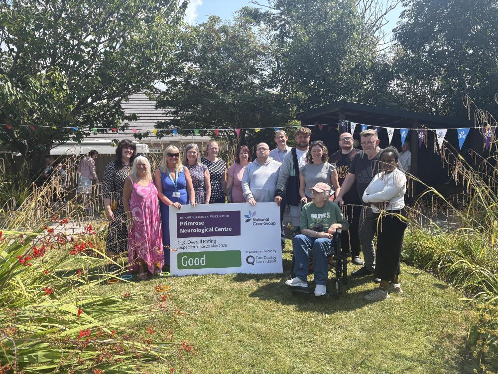 Primrose Neurological Centre celebrates CQC ‘Good’ rating after six-year reinspection delay
